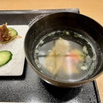 鮨 箕輪 - 太刀魚のお吸い物