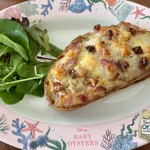 丹青 - 舞茸とベーコンのクロックムッシュ（¥380）