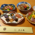 大正楼 - 会席料理の一部