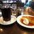 高木珈琲店 - 料理写真:アイスコーヒーと手作りラムプリン
