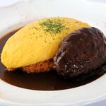 【極上の柔らかさ】ことこと煮込みハンバーグオムライス1,980円（税込 2,178円）