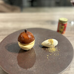 ラチュレ - 「タルト・タタン」は林檎を使ったデザート。