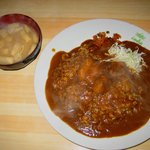 カレーの店 インディア - 「ポークカレー（コーヒー付）」800円＋「辛口」100円