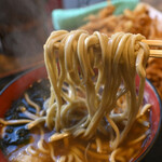 蕎麦 さだはる - 天ぷらそば(温)@税込580円