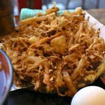 蕎麦 さだはる - 天ぷらそば(温)@税込580円