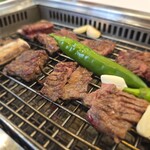 カジュアルフレンチBar 7FUKU - この青唐辛子を半分をパクッと食べて、天国へちーんとなった、なほちゃん(*ˊᗜˋ)
