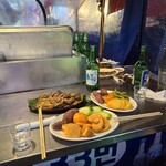 カジュアルフレンチBar 7FUKU - 柿・胡瓜・芋がお通し