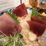 吟醸マグロ - マグロ刺身盛り三種２人前