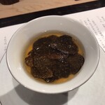 汐見 - 白子の茶碗蒸し。