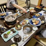 いわない温泉高島旅館 - 夕食は部屋食です