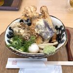 山長弥栄 本町通 - 鶏天ぶっかけうどん