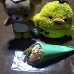 cafe nekoji - リンゴカスタードクレープ。