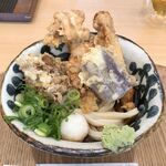 山長弥栄 本町通 - 鶏天ぶっかけうどん