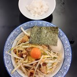 王者-23 - ジャンクなネギまぜそばと、ミニライス