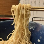 麺処 にぼし香 - ストレート細麺