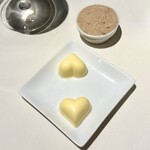 フランス料理 ル・クール - 豚肉のリエットとバター　リエットがとても美味い。