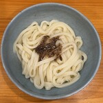 手打ちうどん 上を向いて - いりこオイル