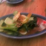 旅人シェフのタイ食堂 KHAO - 海老と青梗菜のファイデーン