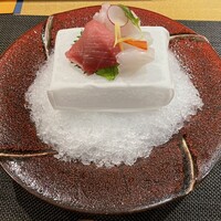 日本料理 なかのしま (リーガロイヤルホテル大阪) - 向附　お造り　三種盛り