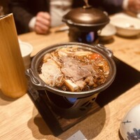 豆家 のりのり - 【名代】段戸山高原牛小鍋すき焼き