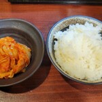 超多加水純手打ち麺 仁しむら - キムチセット