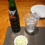 アルデバラン - 添え物のサラダと  ジンジャーエール辛口で。