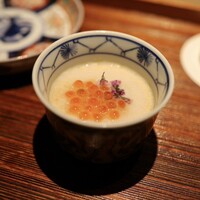 厳選焼鳥 一石三鳥 本店 - 霞寄せ 湯葉餡 いくら掛け