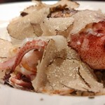 ボッテガ - 槍烏賊のロースト、季節野菜の煮込み、秋トリュフ