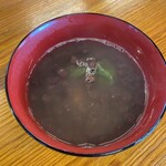 とりみそ家 - 特製ぜんざい