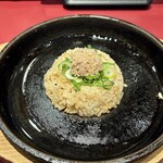丸源ラーメン - 「鉄板玉子チャーハンセット(小)」@275