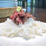 キャトルラパン - ステーキ＆山葵オンザライス