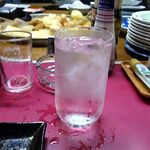 一二三 - 「麦焼酎水割り」（450円）