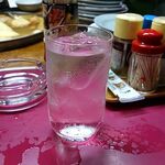 一二三 - 「麦焼酎水割り」（450円）