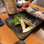 焼肉とらちゃん - ピーマンと長ネギ