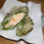 酒喰およべ - 海鮮シソ挟み揚げ