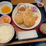 大戸屋 - 梅おろし出汁で食べるいわしフライ定食(1,190円)