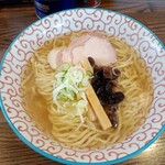 拉麺 阿吽 - 塩拉麺（香麦手もみ麺）