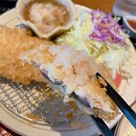 大戸屋 - いわしフライ断面