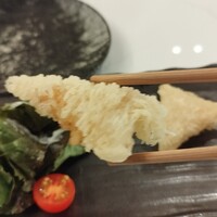 創作料理と宝石鍋しゃぶしゃぶ 宝泉 - えびとホタテの海鮮揚げ