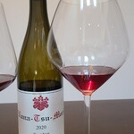 日本料理 TOBIUME - お酒⑮ドメーヌ・タカヒコ・ソガ・ナナツモリ・ピノ・ノワール2020(赤ワイン、北海道)
      葡萄品種:ピノ・ノワール100％