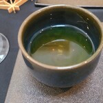 日本料理 TOBIUME - お飲み物②緑茶(八女茶、星野製茶園) 