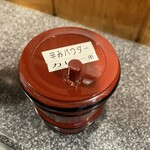 とんかつとカツカレーの店 キセキ食堂 - 辛味パウダー入れ忘れましたっ