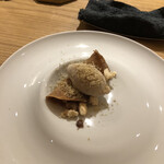 forare - デザートはアイスに栗、無花果、うまい