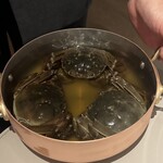 SEZANNE - ヴァンジョーヌに漬け込まれた上海蟹
