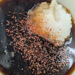 天麩羅処 ひらお 原田店 - 天つゆをスタンバイ