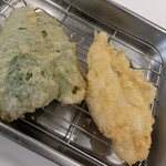 天麩羅処 ひらお - ピーマン　鶏もも