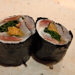 すしやのたい悟 - 鰯の磯部巻き
