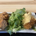 277005442 - でか唐揚げとチキン南蛮の相盛り定食