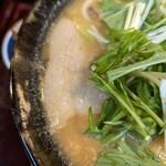 一二三屋 - 豚バラが沢山入っている。