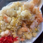 ともべ食堂 - 食べる度にエビが出てくる。